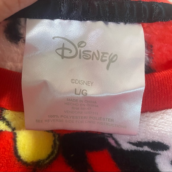 Disney Store Minnie Mouse Fuzzy Fleece PJ Set L - Picture 9 of 11